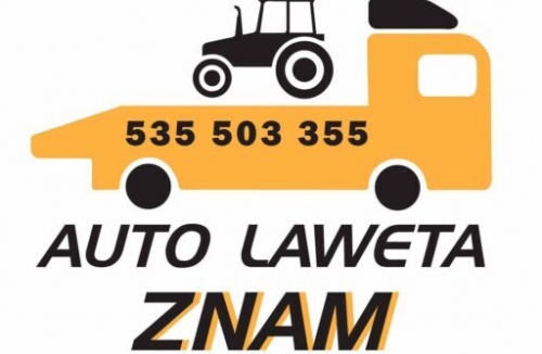 Znam Pomoc drogowa Laweta , Transport Maszyn Rolniczych i Budowlanych